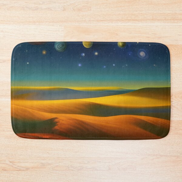 Item preview, Landscape against cosmic sky, impasto, Ai Generated Art  designed and sold by ACC .