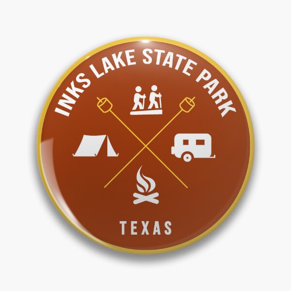 Item preview, Inks Lake State Park Texas Heraldic Logo designed and sold by VanyaKar.