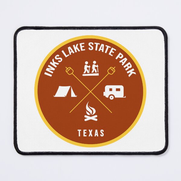 Item preview, Inks Lake State Park Texas Heraldic Logo designed and sold by VanyaKar.
