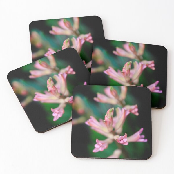 Item preview, Pink flowers on black background designed and sold by olena2552.