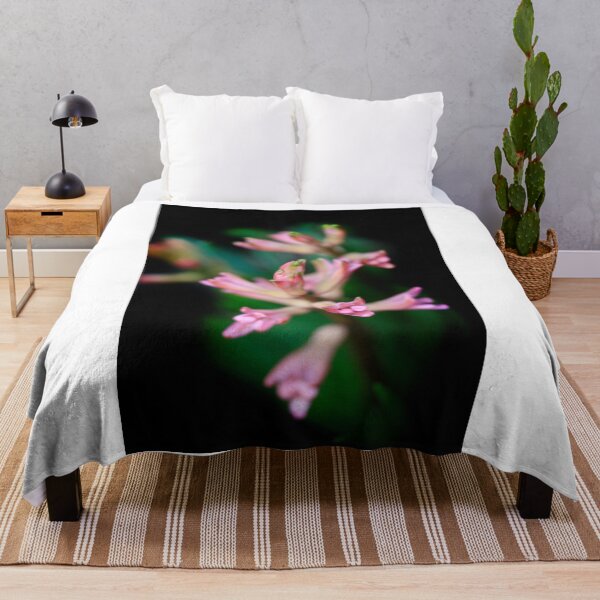 Item preview, Pink flowers on black background designed and sold by olena2552.