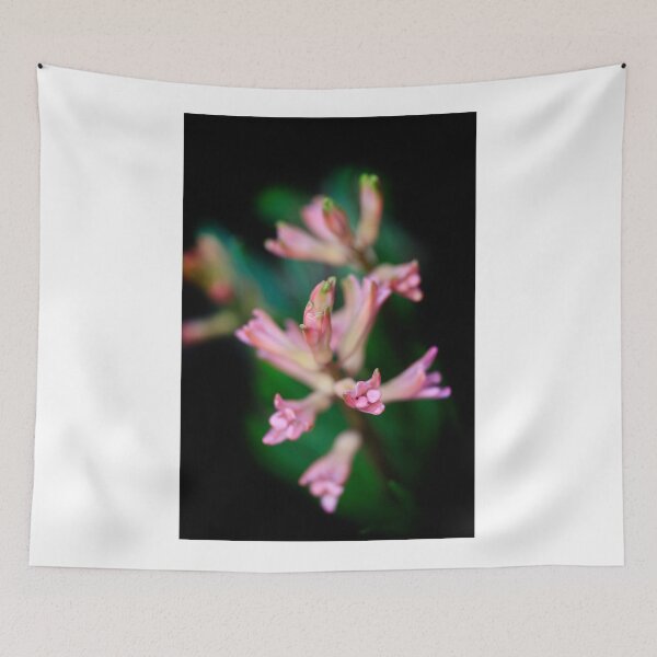 Item preview, Pink flowers on black background designed and sold by olena2552.