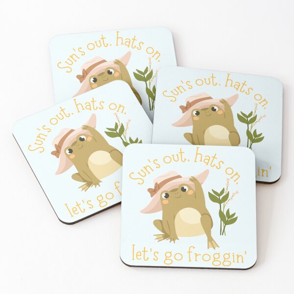 Item preview, Cute Frog With Summer Hat designed and sold by TrippyHistory.