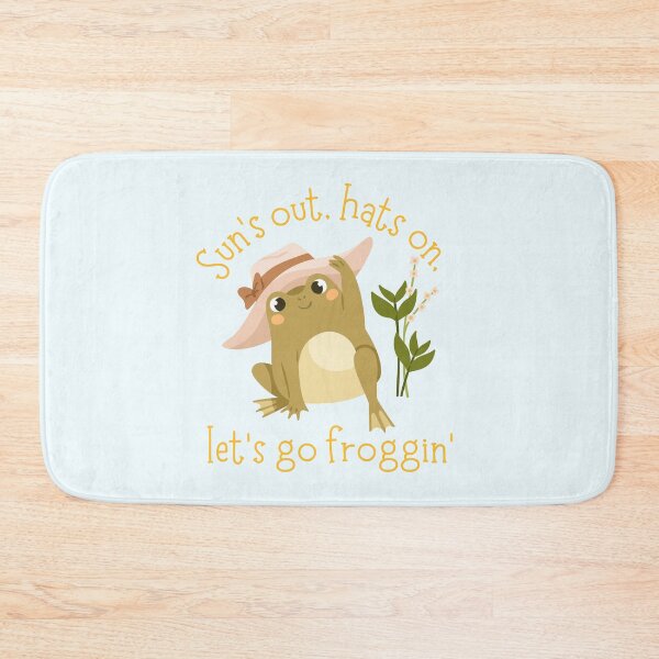 Item preview, Cute Frog With Summer Hat designed and sold by TrippyHistory.
