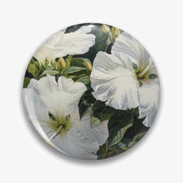 Artikelvorschau, White Hibiscus  entworfen und verkauft von Vanover Designs.