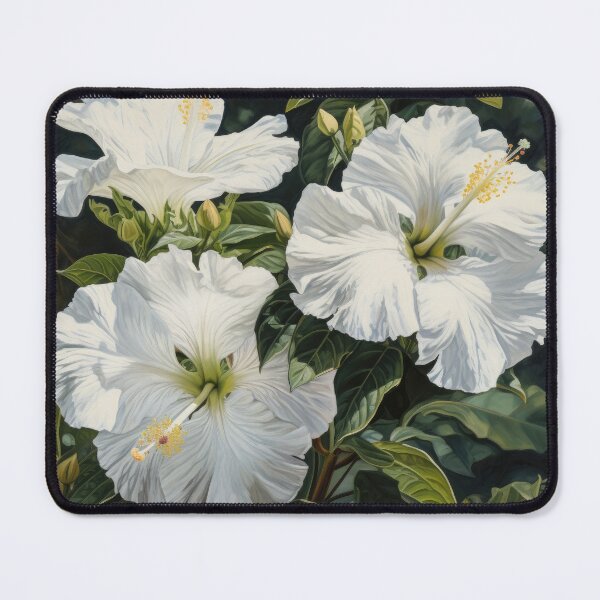 Artikel-Vorschau von White Hibiscus , designt und verkauft von Vanover Designs.