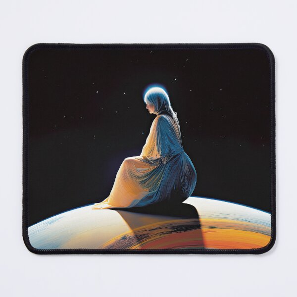 Item preview, Cosmic Goddess Sitting Atop the Earth designed and sold by ThatsTheStyle.