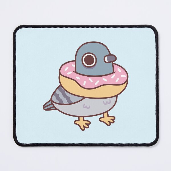 Item preview, Cute Pigeon With Donut Necklace Funny designed and sold by rustydoodle.