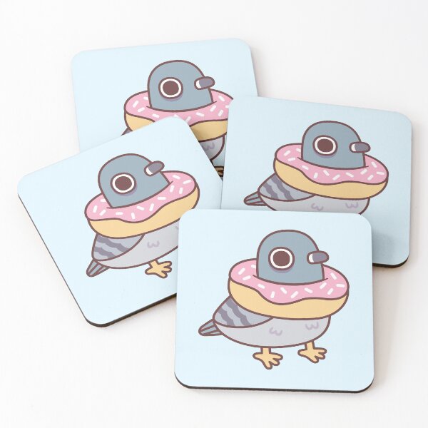 Item preview, Cute Pigeon With Donut Necklace Funny designed and sold by rustydoodle.