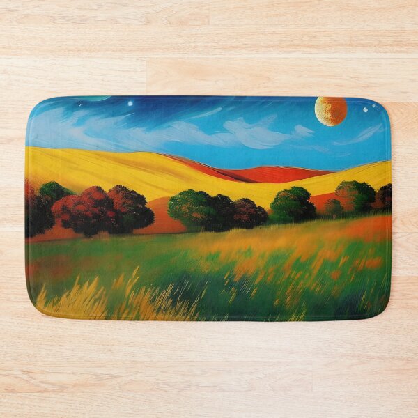 Item preview, Landscape against cosmic sky, impasto, Ai Generated Art  designed and sold by ACC .