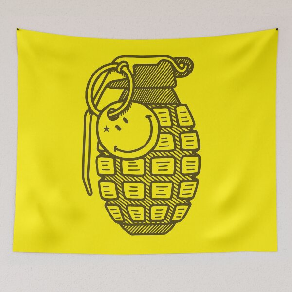 Item preview, Smile Grenade. Hand Grenade With Smiley designed and sold by Rebel-Design.