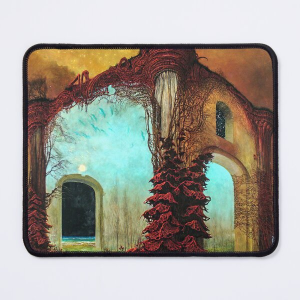 Item preview, Ethereal House with Portal, Atmospheric Fantastic Surrealism designed and sold by Gabriel S.