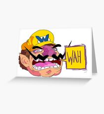 WAH (Wario) Greeting Card