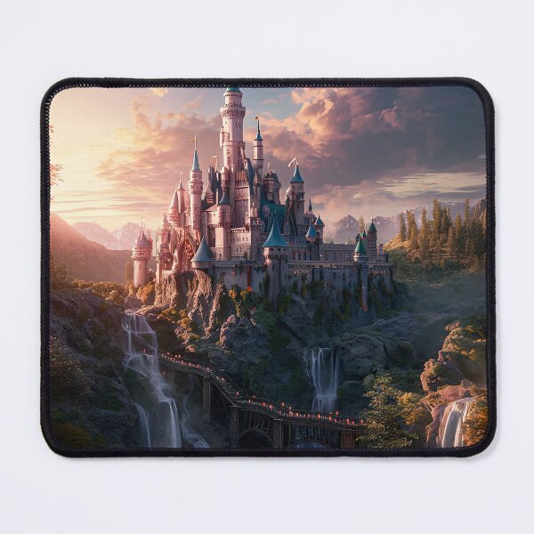 Item preview, The Kingdom of Dreams, Fantasy Castle, Imagination Art designed and sold by SunDoor Art.