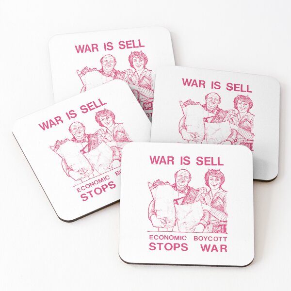 Item preview, War is sell economic boycott stop war designed and sold by portokalis.