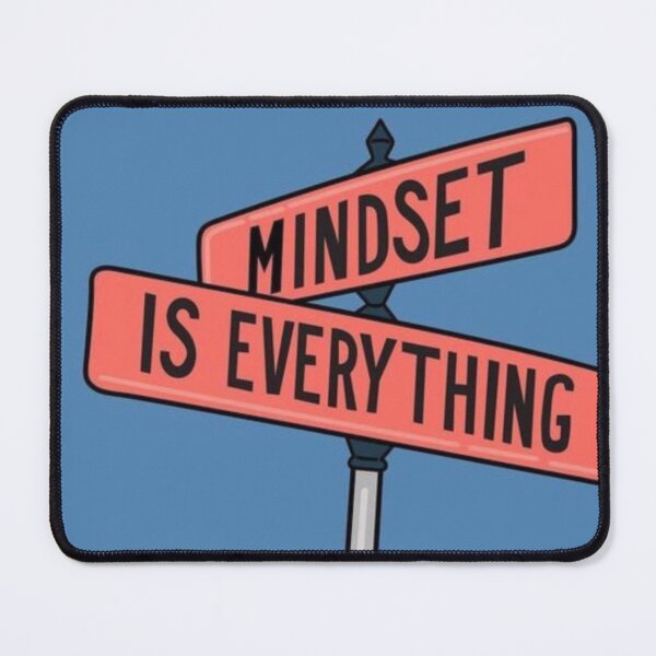 Item preview, mindset is everything sticker direction post trendy designed and sold by Anavrisss.