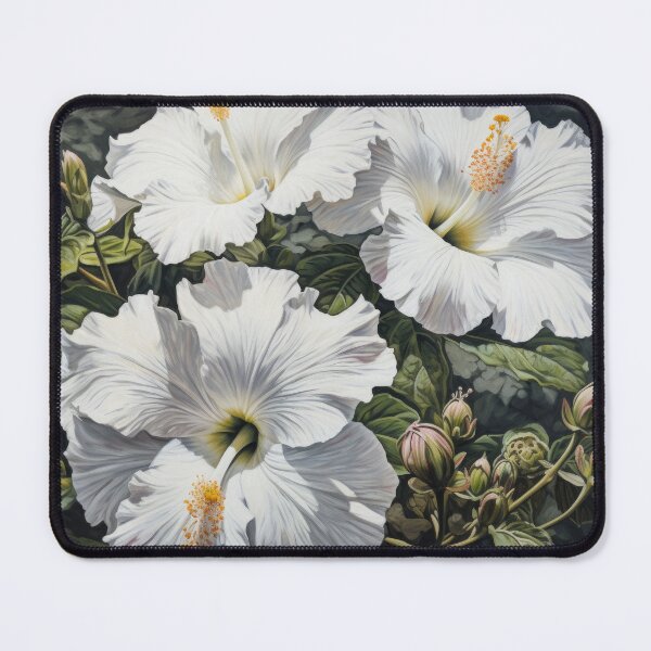 Artikel-Vorschau von White Hibiscus , designt und verkauft von Vanover Designs.