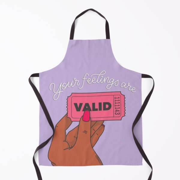 Item preview, your feelings are valid aesthetic hand ticket trending sticker purple love designed and sold by Anavrisss.