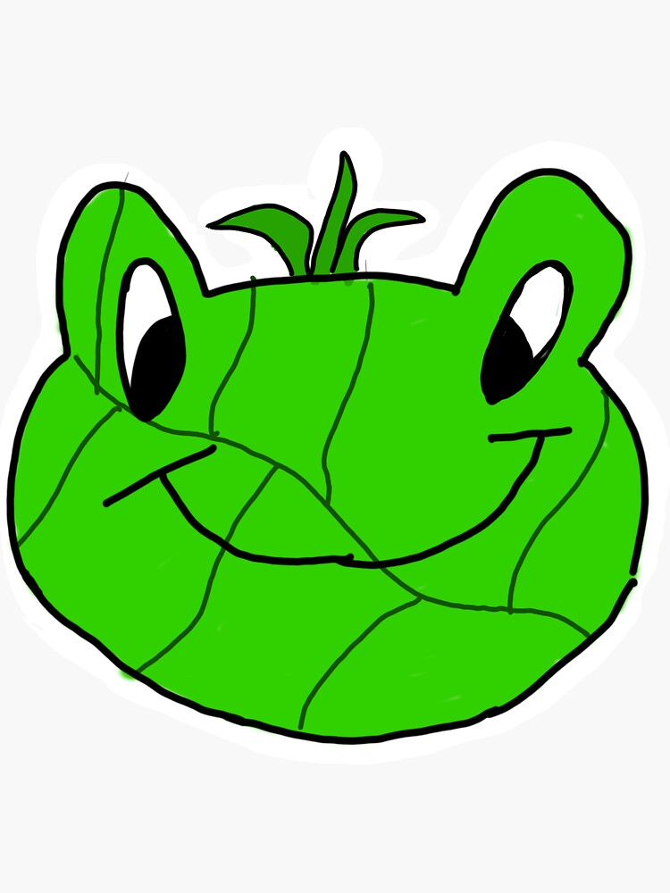 Thumbnail 3 of 3, Sticker, Leaf frog designed and sold by Acefrogs.