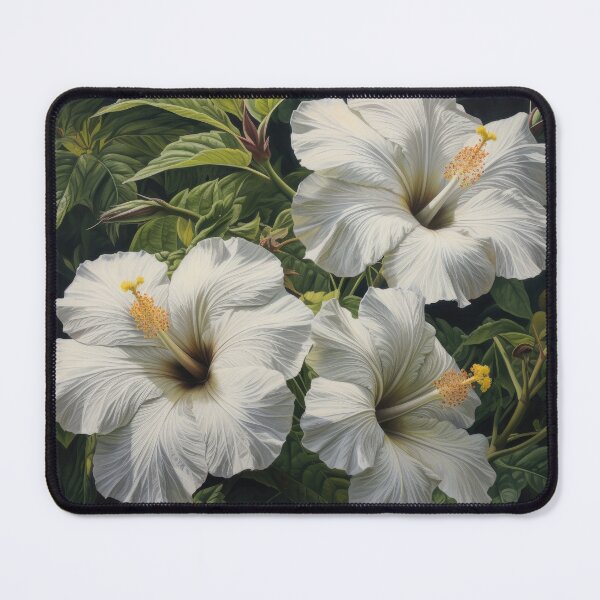 Artikel-Vorschau von White Hibiscus , designt und verkauft von Vanover Designs.