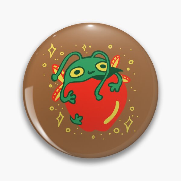 Item preview, Fairy Frog Whimsical Apple designed and sold by TheDoodlemancer.
