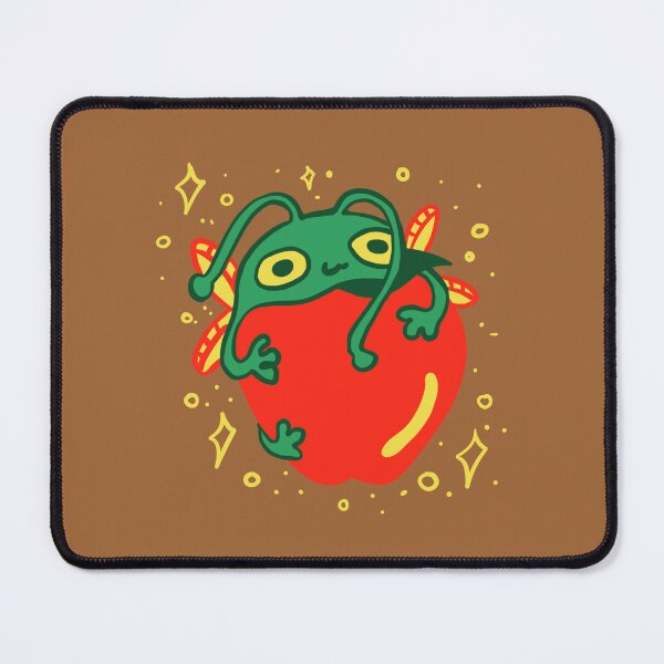 Item preview, Fairy Frog Whimsical Apple designed and sold by TheDoodlemancer.