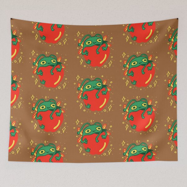 Item preview, Fairy Frog Whimsical Apple designed and sold by TheDoodlemancer.