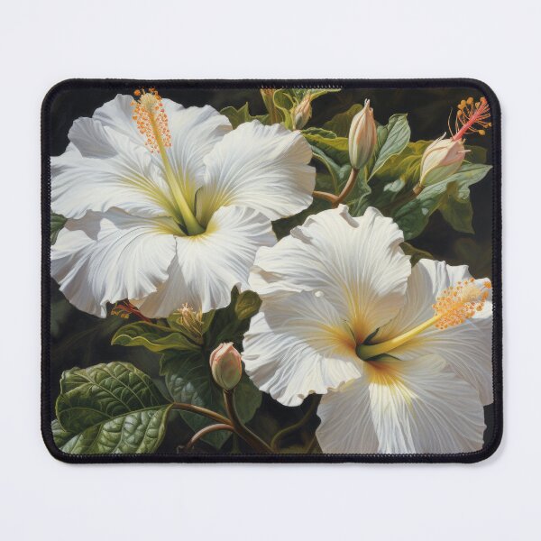 Artikel-Vorschau von White Hibiscus , designt und verkauft von Vanover Designs.