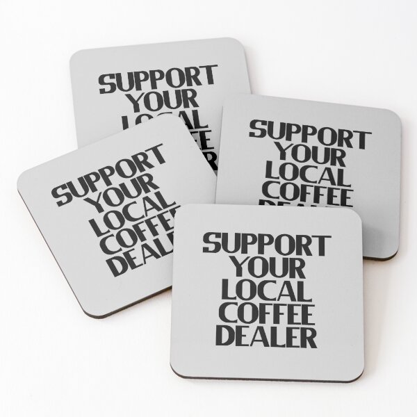 Aperçu de l'œuvre Soutenez votre marchand de café local créée et vendue par Chubuter.