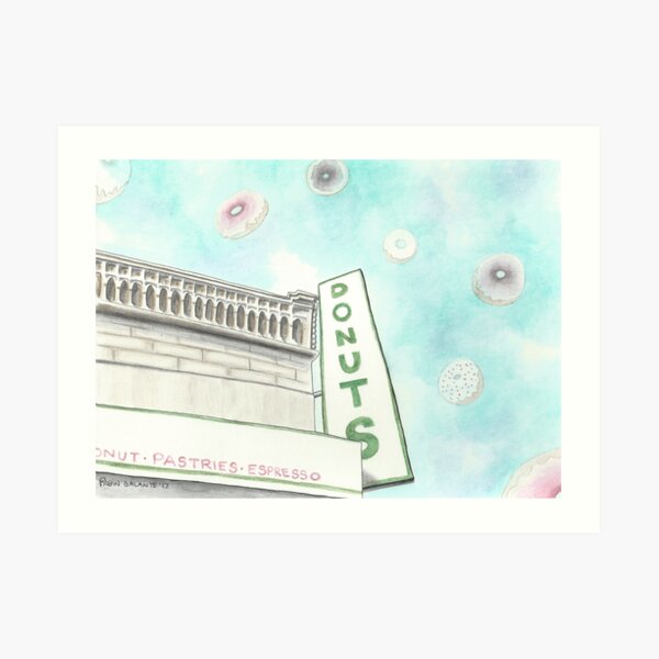 Donut Shop Art Print