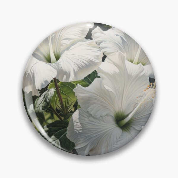 Artikelvorschau, White Hibiscus  entworfen und verkauft von Vanover Designs.