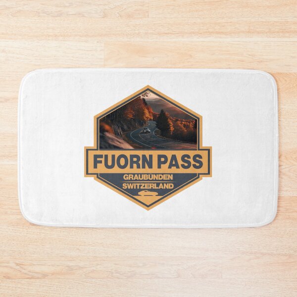 Item preview, Fuorn Pass Switzerland Travel Art Badge designed and sold by KrisSidDesigns.