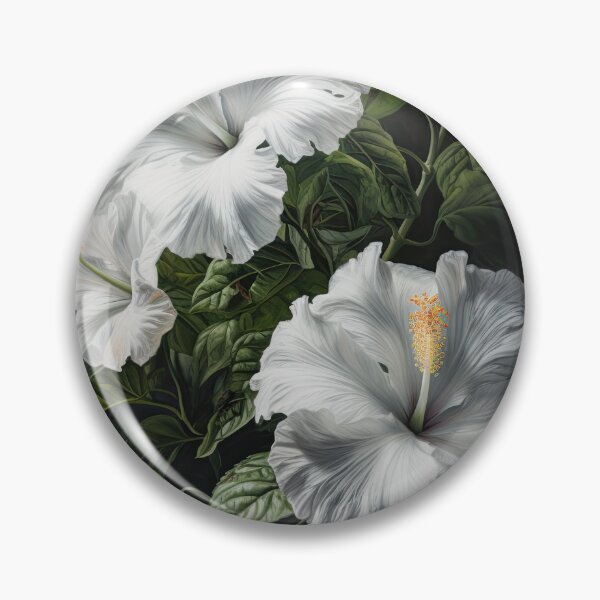 Artikelvorschau, White Hibiscus  entworfen und verkauft von Vanover Designs.