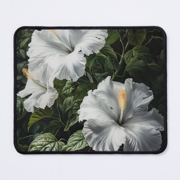 Artikel-Vorschau von White Hibiscus , designt und verkauft von Vanover Designs.