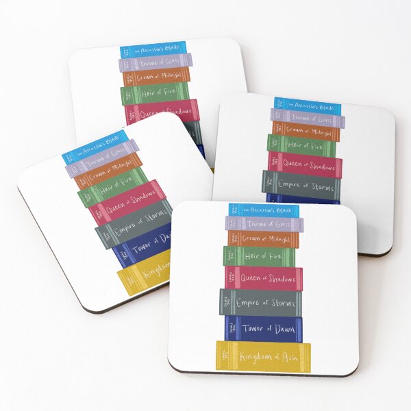 Item preview, Throne of Glass Book Stack designed and sold by elizabethianart.
