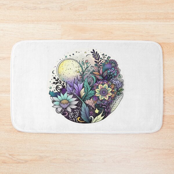 Item preview, Floral Pattern Doodle Colorful designed and sold by TekunawArt.