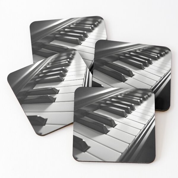 Item preview, Piano Keys Instrument Black and White Monochrome Photo Music Musician Pianist Keyboard designed and sold by Univers Noir et Blanc.
