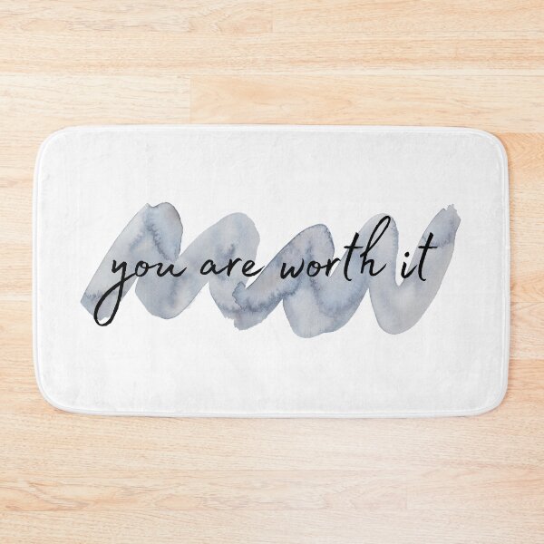 Item preview, you are worth it designed and sold by With Graceful Purpose.