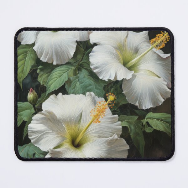 Artikel-Vorschau von White Hibiscus , designt und verkauft von Vanover Designs.