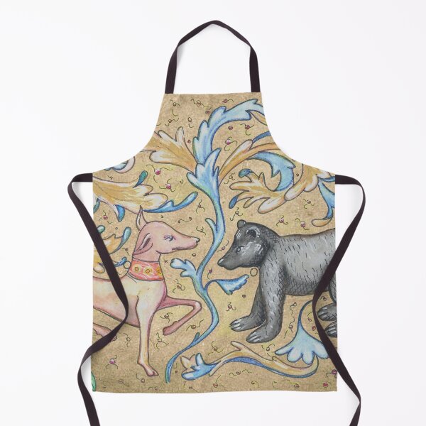 Item preview, bear and greyhound illumination designed and sold by aloyse-creation.