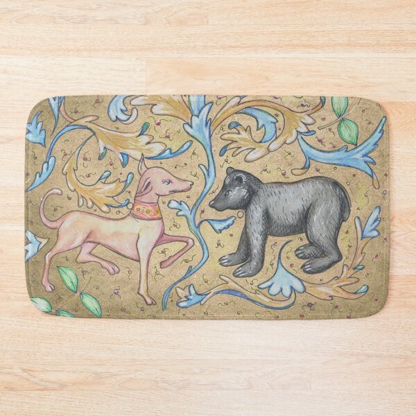 Item preview, bear and greyhound illumination designed and sold by aloyse-creation.