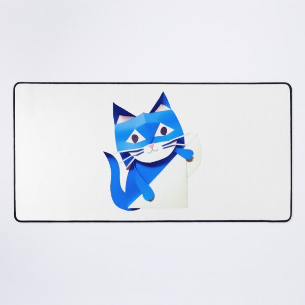 Item preview, Blue Cat Quilled Art designed and sold by HanaiPrint.