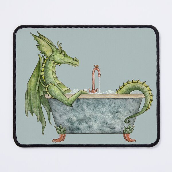 Item preview, Dragons Love Bubble Baths designed and sold by AmyBrownArt.