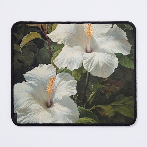 Artikel-Vorschau von White Hibiscus , designt und verkauft von Vanover Designs.