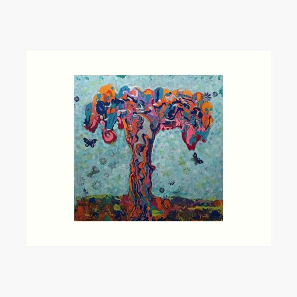 The Happy Little Tree Art Print