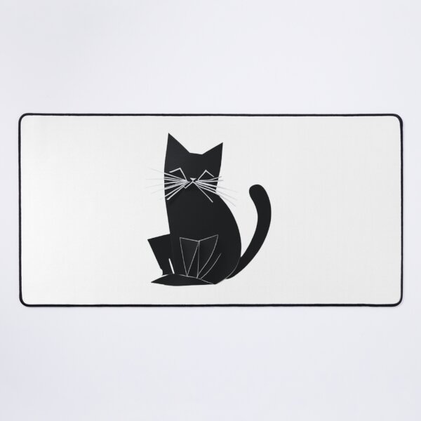 Item preview, Black Cat Quilled Art (Print not real 3D) designed and sold by HanaiPrint.