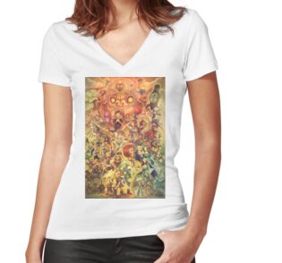 Fitted V-Neck T-Shirt