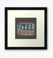 Shooting gallery Framed Print