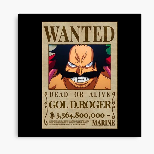 Gold D Roger 2 - one piece, an art canvas by One piece World - INPRNT