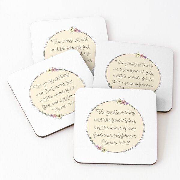 Item preview, Isaiah 40:8 designed and sold by KCartoons.